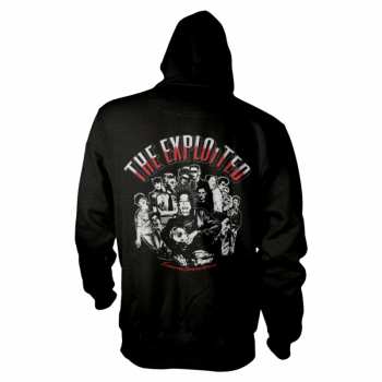 Merch The Exploited: Mikina Se Zipem Barmy Army (black) M