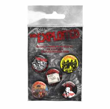 Merch The Exploited: Set of Buttons The Exploited Button Badge Set 2