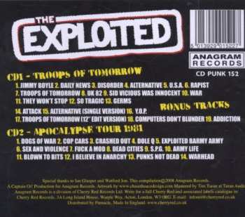 2CD The Exploited: Troops Of Tomorrow / Apocalypse Tour 1981 37376