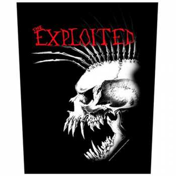 Merch The Exploited: Zádová Nášivka Bastard Skull