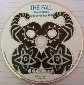 CD The Fall: Live 1997 30th November Stage Stoke UK 440045