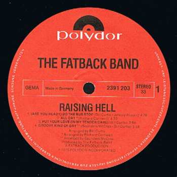 LP The Fatback Band: Raising Hell 379559