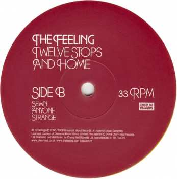 2LP The Feeling: Twelve Stops And Home CLR 62873