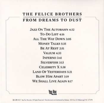 CD The Felice Brothers: From Dreams To Dust 117440