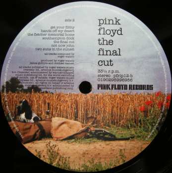 LP Pink Floyd: The Final Cut 12601