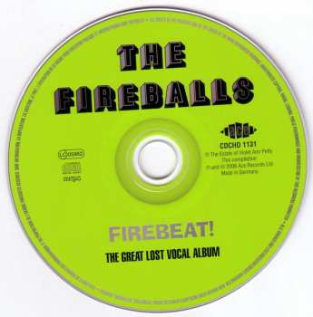 CD The Fireballs: Firebeat! The Great Lost Vocal Album 264462