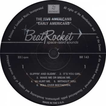 LP The Five Americans: Early Americans 355624