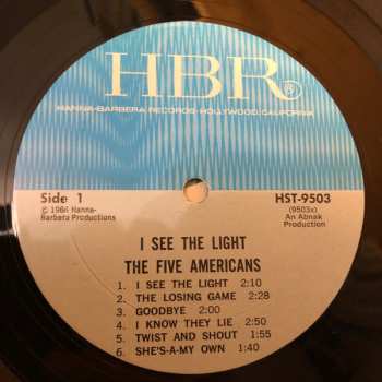 LP The Five Americans: I See The Light