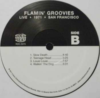 LP The Flamin' Groovies: Live 1971 San Francisco 132724