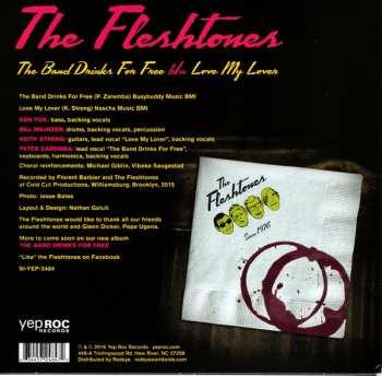 SP The Fleshtones: The Band Drinks For Free b/w Love My Lover 313775