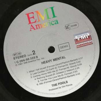 LP The Fools: Heavy Mental