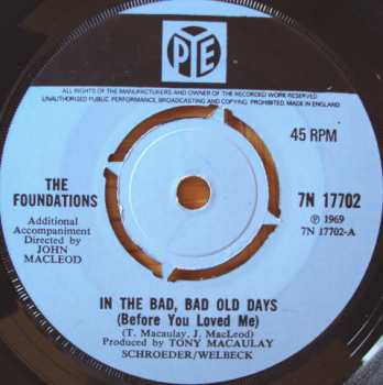 Album The Foundations: In The Bad, Bad Old Days