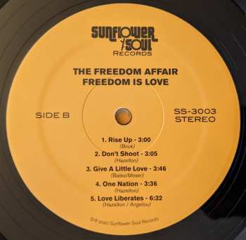 LP The Freedom Affair: Freedom Is Love 354391