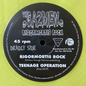 EP The Gazmen: Rigormortis Rock LTD | NUM | CLR 70625