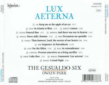 CD The Gesualdo Six: Lux Aeterna 501909