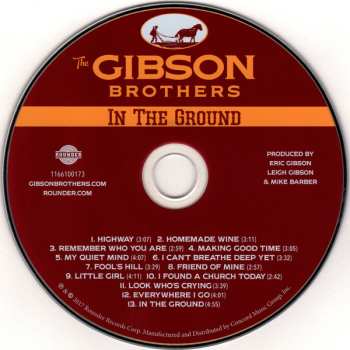 CD Gibson Brothers: In The Ground 471830