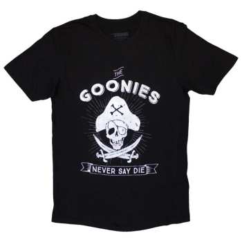 Merch The Goonies: The Goonies Unisex T-shirt: Never Say Die (small) S