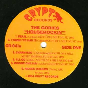 LP The Gories: Houserockin' 397901