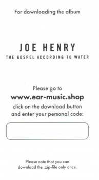 2LP Joe Henry: The Gospel According To Water  14511