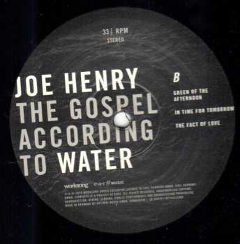 2LP Joe Henry: The Gospel According To Water  14511