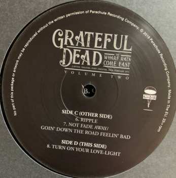 2LP The Grateful Dead: The Wharf Rats Come East - Capitol Theatre, Port Chester, 20th February 1971 - Volume Two 417669