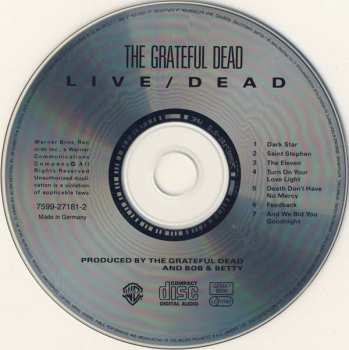 CD The Grateful Dead: Live/Dead 410468