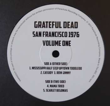 2LP The Grateful Dead: San Francisco 1976 Volume One 388552