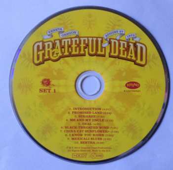3CD/DVD The Grateful Dead: Sunshine Daydream (Veneta, Oregon, August 27, 1972) 35112