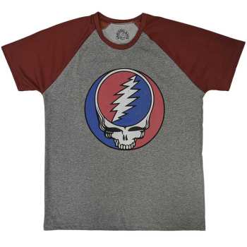 Merch The Grateful Dead: Grateful Dead Unisex Raglan T-shirt: Steal Your Face Classic (small) S