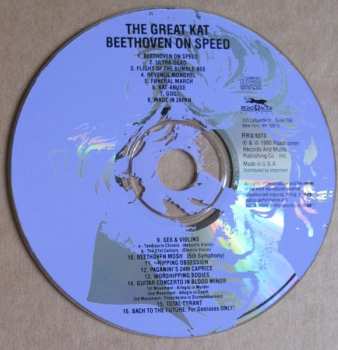 CD The Great Kat: Beethoven On Speed