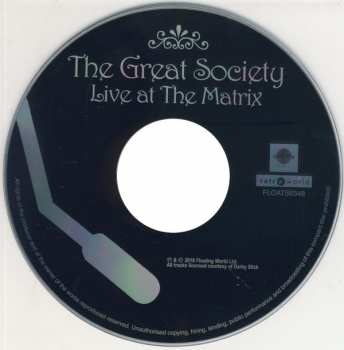 CD The Great Society: Live At The Matrix 1966 274257