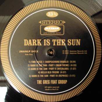 LP The Greg Foat Group: Dark Is The Sun LTD 145394