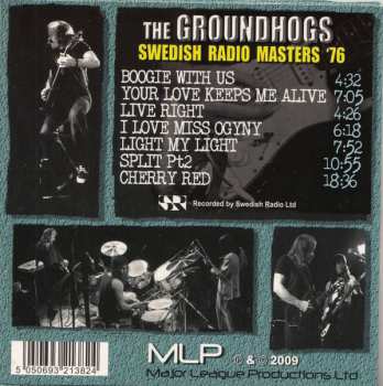 CD The Groundhogs: Swedish Radio Masters '76 100404