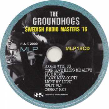 CD The Groundhogs: Swedish Radio Masters '76 100404