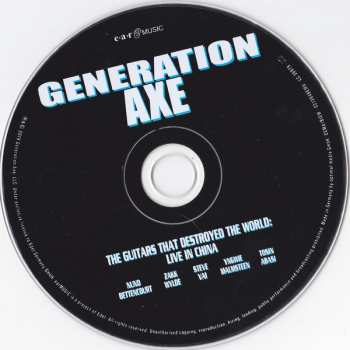 CD Generation Axe: The Guitars That Destroyed The World: Live In China 15144