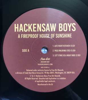 LP The Hackensaw Boys: A Fireproof House Of Sunshine  66995