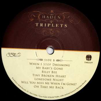 LP The Haden Triplets: The Haden Triplets 77581