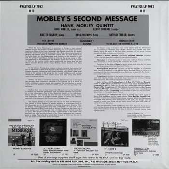 LP The Hank Mobley Quintet: Mobley's 2nd Message LTD 537594