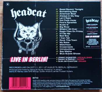CD The Head Cat: Live In Berlin! 477370