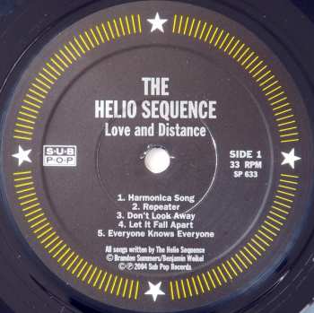 LP The Helio Sequence: Love And Distance 84929