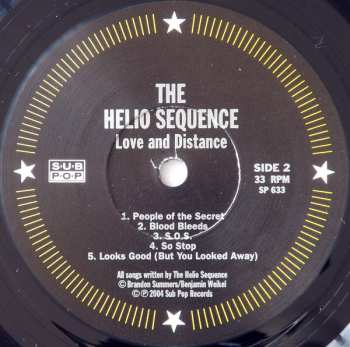 LP The Helio Sequence: Love And Distance 84929