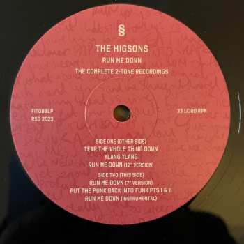 LP The Higsons: Run Me Down (The Complete 2-Tone Recordings) LTD 482504