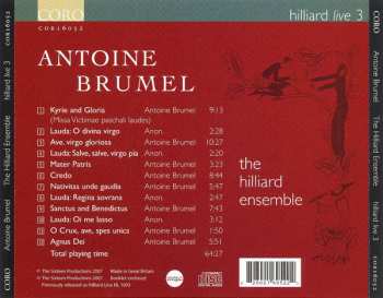 CD The Hilliard Ensemble: Antoine Brumel 319901