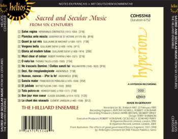 CD The Hilliard Ensemble: Sacred And Secular Music From Six Centuries 279320