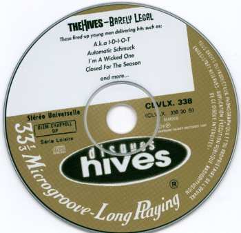 CD The Hives: Barely Legal 458446