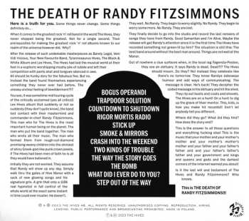 CD The Hives: The Death Of Randy Fitzsimmons 466690