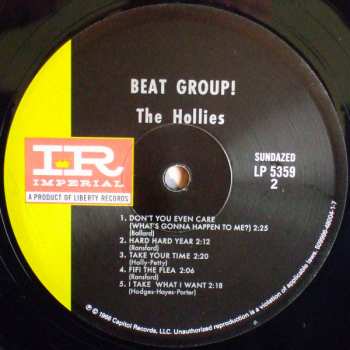 LP The Hollies: Beat Group! 319180