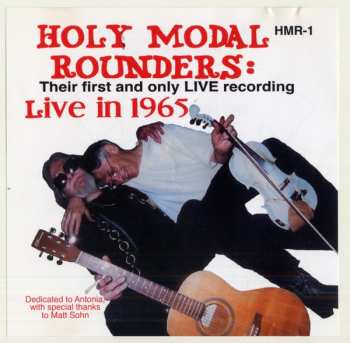 Album The Holy Modal Rounders: Live In 1965