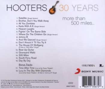 CD The Hooters: 30 Years: More Than 500 Miles... DLX 24096
