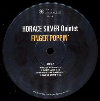 LP The Horace Silver Quintet: Finger Poppin' DLX | LTD 59506